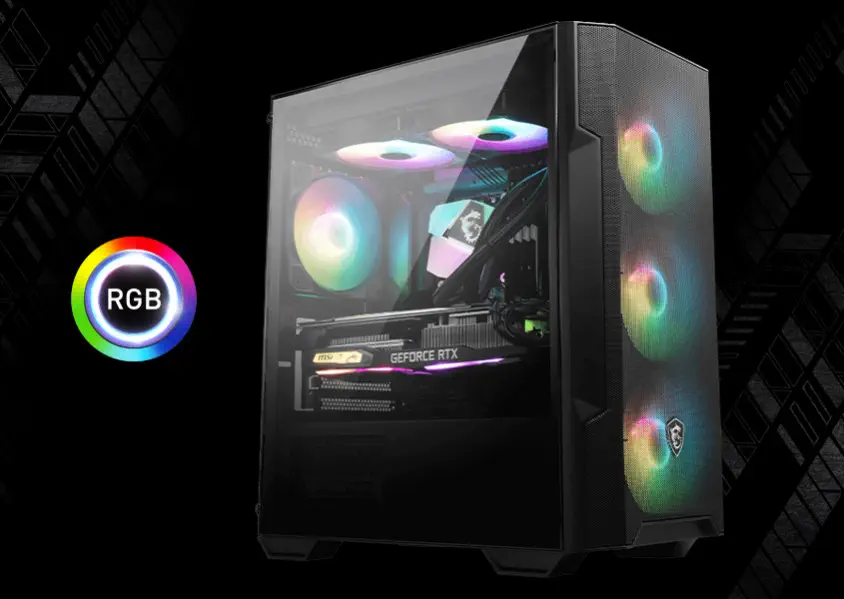 MSI MAG Forge M100R Micro-ATX Tower Gaming Kasa