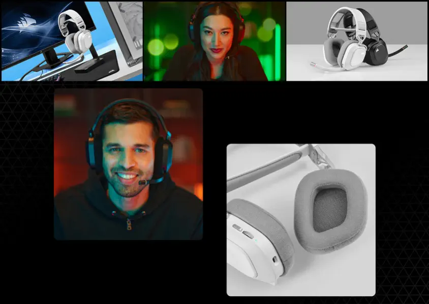 Corsair HS80 RGB Wireless CA-9011236-EU Kablosuz Gaming Kulaklık
