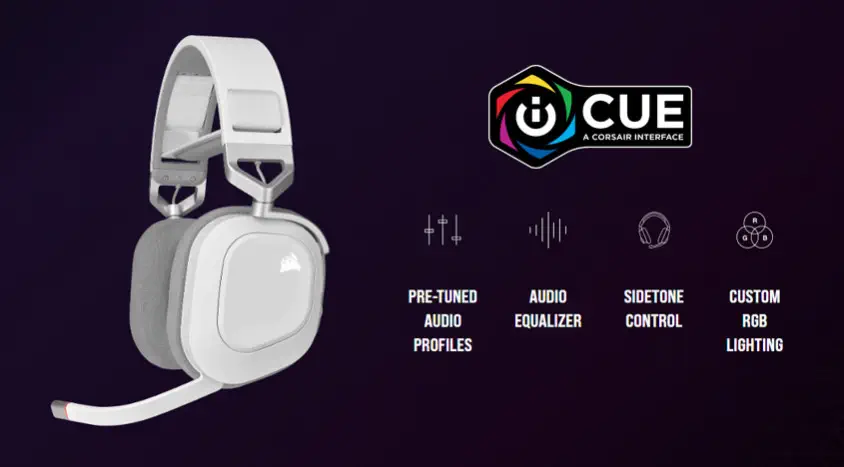 Corsair HS80 RGB Wireless CA-9011236-EU Kablosuz Gaming Kulaklık