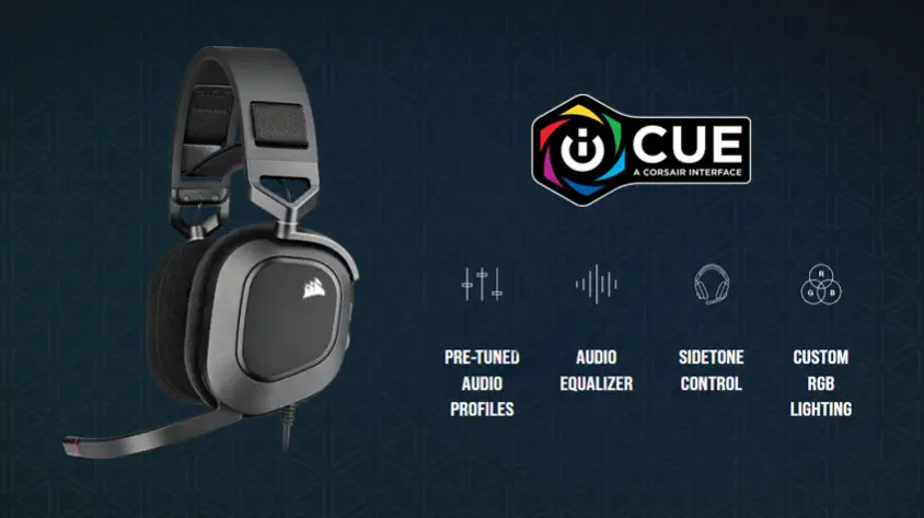 Corsair HS80 RGB USB CA-9011237-EU Kablolu Gaming Kulaklık
