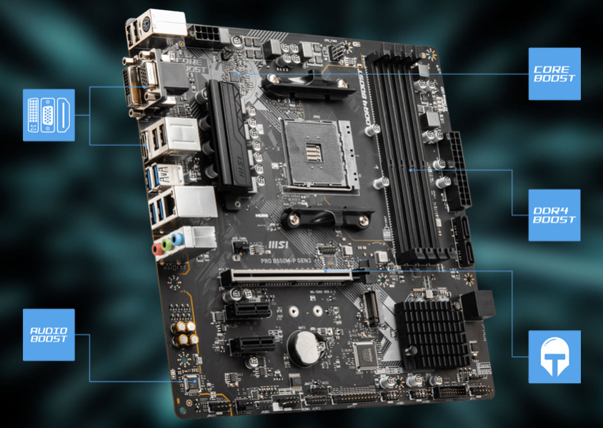 MSI Pro B550M-P GEN3 Gaming Anakart