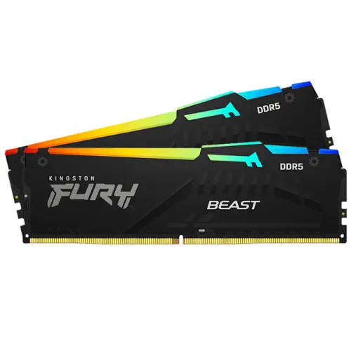 Kingston Fury Beast RGB KF560C40BBAK2/16 16GB DDR5 6000MHz Gaming RAM