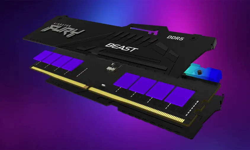 Kingston Fury Beast RGB KF548C38BBA/16 16GB DDR5 4800MHz Gaming RAM