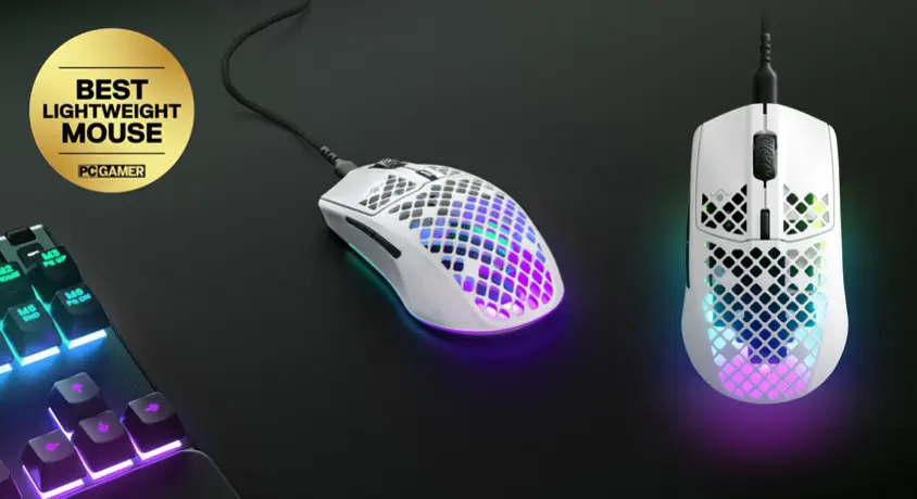 SteelSeries Aerox 3 2022 Edition Snow Kablolu Gaming Mouse