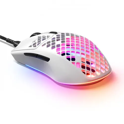 SteelSeries Aerox 3 2022 Edition Snow 8500 CPI 6 Tuş RGB Optik Kablolu Gaming Mouse
