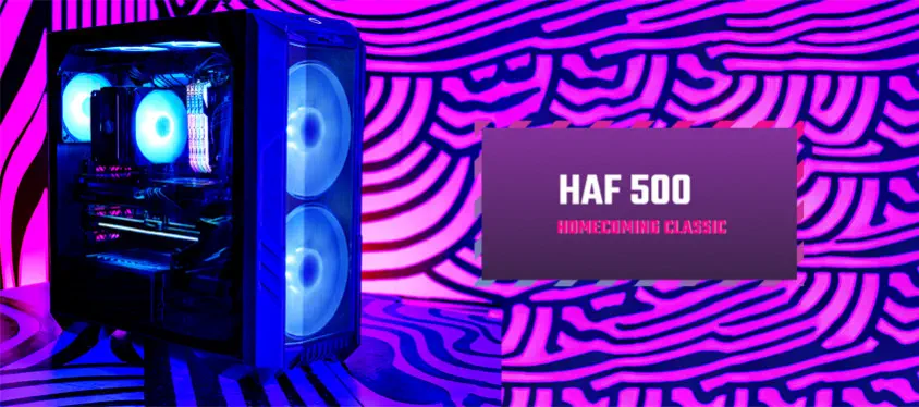 Cooler Master HAF 500 H500-KGNN-S00 E-ATX Mid-Tower Gaming Kasa