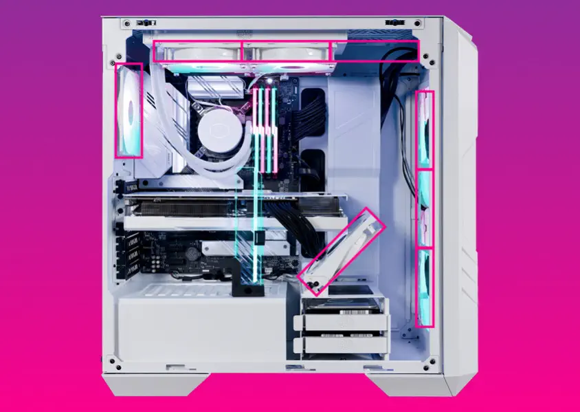 Cooler Master HAF500 H500-KGNN-S00 USB ARGB E-ATX Mid-Tower Gaming Kasa