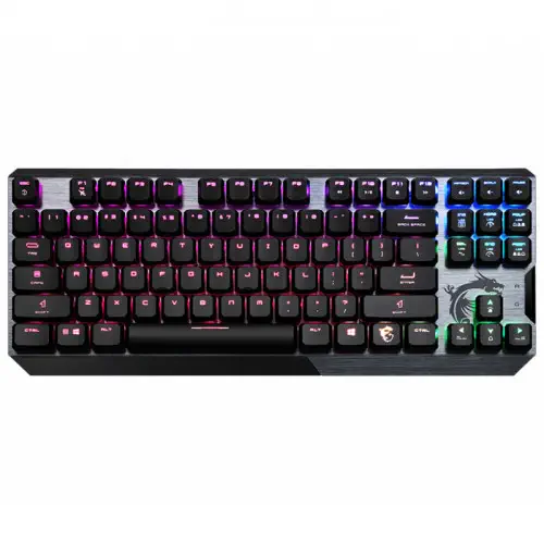 MSI Vigor GK50 Low Profile TKL Mekanik Kablolu Gaming Klavye