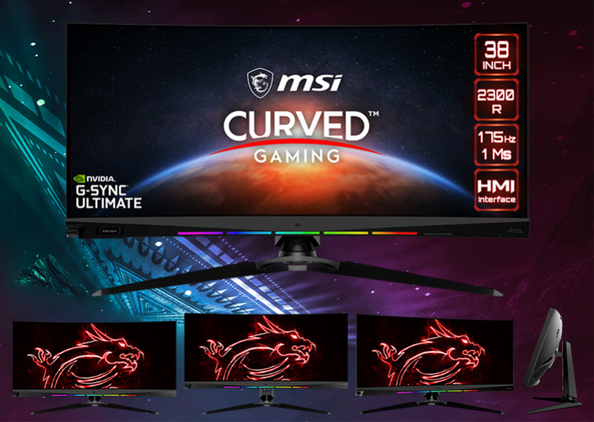 MSI Optix MEG381CQR Plus 37.5” IPS UWQHD Curved Gaming Monitör