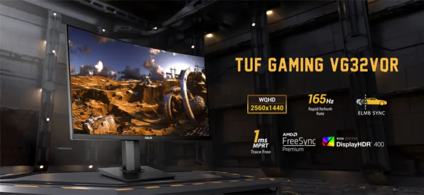 ASUS TUF Gaming VG32VQR 31.5” VA WQHD Curved Gaming Monitör