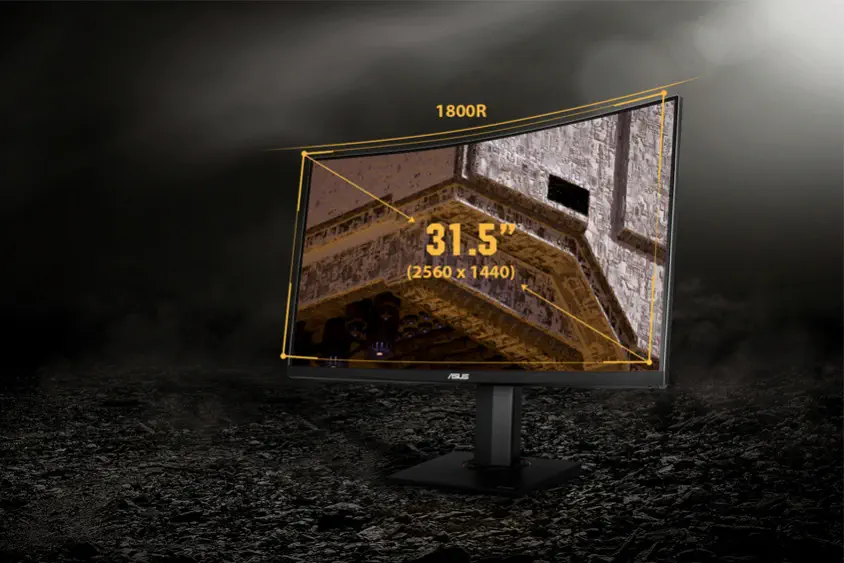 ASUS TUF Gaming VG32VQR 31.5” VA WQHD Curved Gaming Monitör