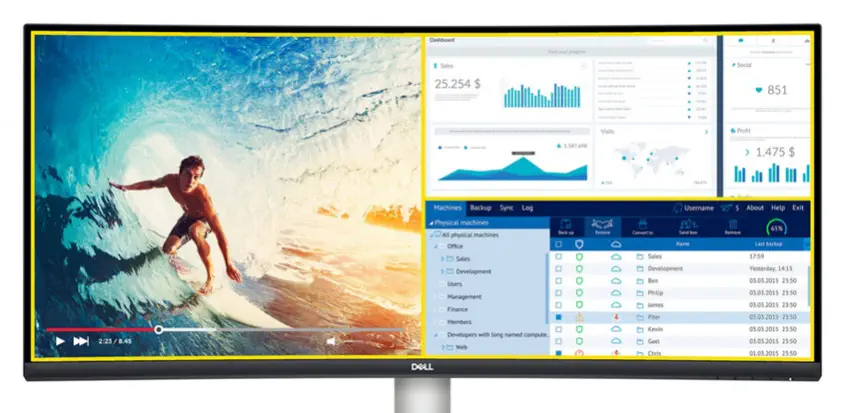 Dell S3422DW 34″ VA WQHD Curved Monitör