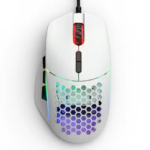 Glorious Model I DPI 9 Tuş RGB Optik Mat Beyaz Kablolu Gaming Mouse