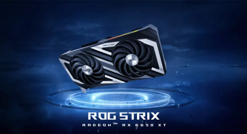 ASUS ROG-STRIX-RX6650XT-O8G-GAMING Ekran Kartı