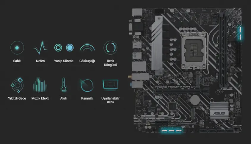 ASUS Prime H610M-A WIFI D4 Gaming Anakart