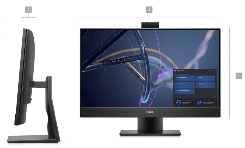 Dell OptıPlex 5400 OPT5400AIO11 23.8” Full HD All In One PC