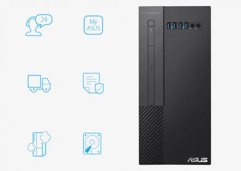 Asus ExpertCenter X5 Mini Tower X500MA-R4600G002D Masaüstü Bilgisayar