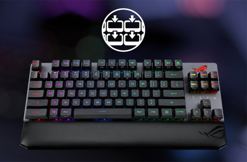 Asus ROG Strix Scope RX TKL Wireless Deluxe Optik Mekanik Kablosuz Gaming Klavye