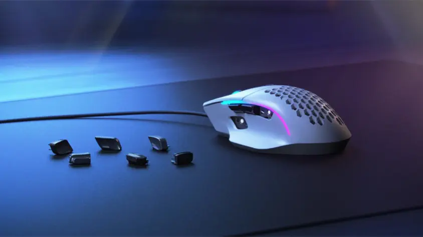 Glorious Model I DPI 9 Tuş RGB Optik Mat Beyaz Kablolu Gaming Mouse