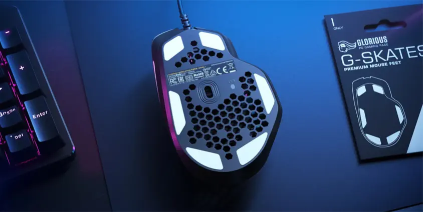 Glorious Model I DPI 9 Tuş RGB Optik Mat Beyaz Kablolu Gaming Mouse