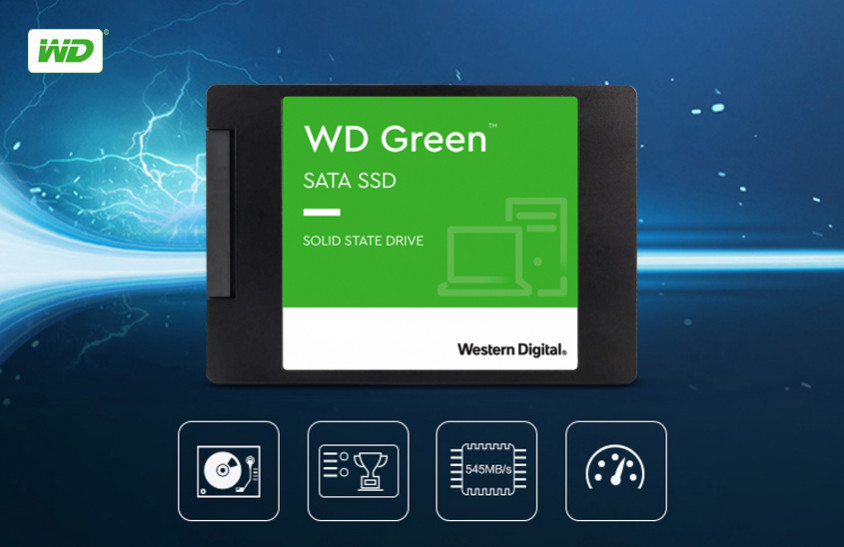 WD Green WDS100T3G0A 1TB 2.5? SATA 3 SSD Disk