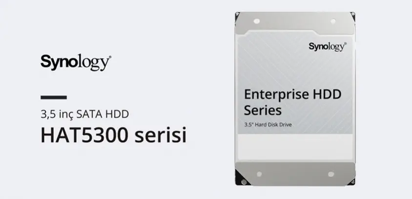 Synology HAT5300 Serisi HAT5300-16T 16TB 3.5” SATA 3 Harddisk