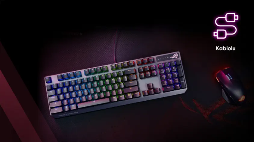ASUS ROG Strix Scope NX Wireless Deluxe Mekanik Kablosuz Gaming Klavye