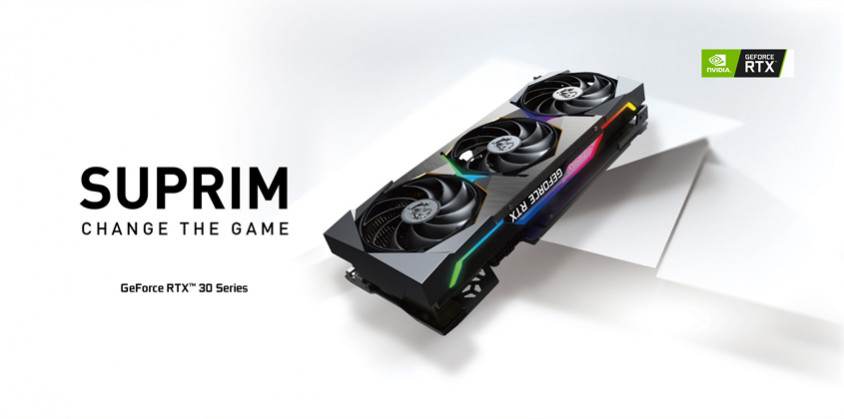 MSI GeForce RTX 3070 SUPRIM 8G LHR Gaming Ekran Kartı