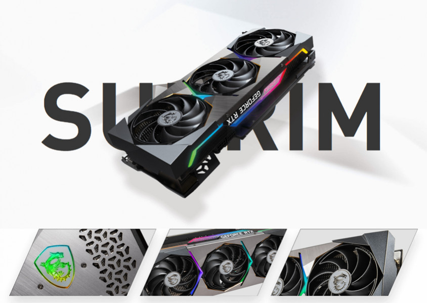 MSI GeForce RTX 3070 SUPRIM 8G LHR Gaming Ekran Kartı