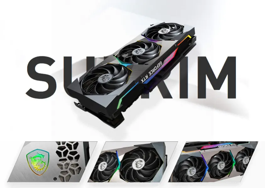 MSI GeForce RTX 3080 SUPRIM X 12G LHR Gaming Ekran Kartı