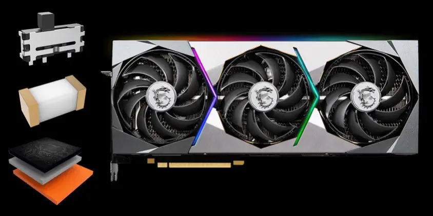 MSI GeForce RTX 3080 SUPRIM X 12G LHR Gaming Ekran Kartı