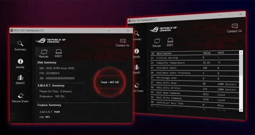 ASUS ROG Strix Arion S500 ESD-S1B05 500GB Taşınabilir SSD Disk