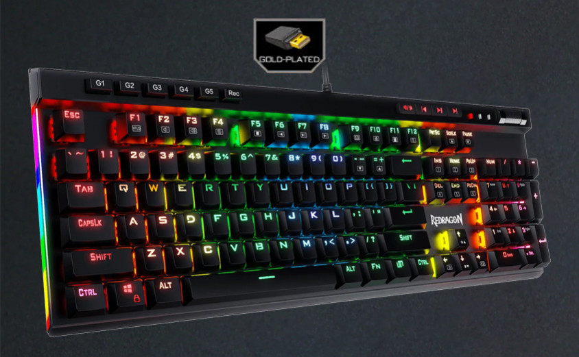 Redragon K580 Vata Mekanik Kablolu Gaming Klavye