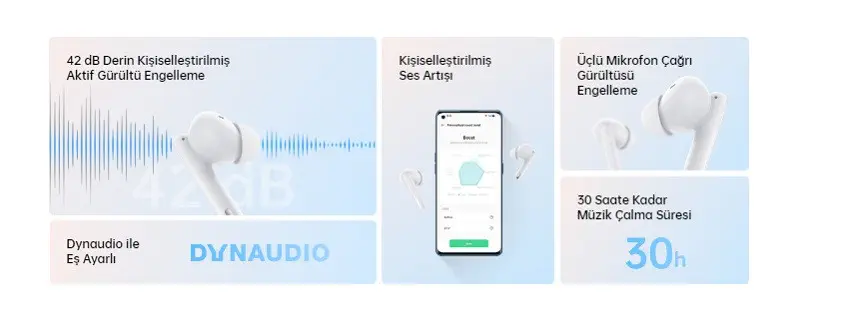 Oppo Enco Free2 Bluetooth Kulaklık 