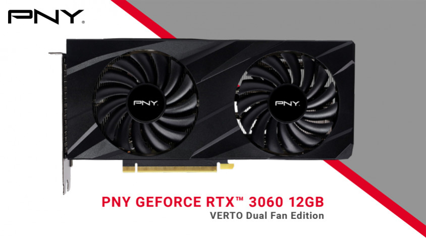 PNY GeForce RTX 3060 12GB Verto Dual Fan Gaming Ekran Kartı