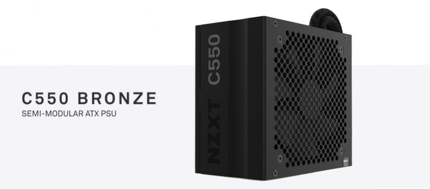 NZXT C550 Bronze PA-5B1BB-EU 550W Yarı Modüler Power Supply