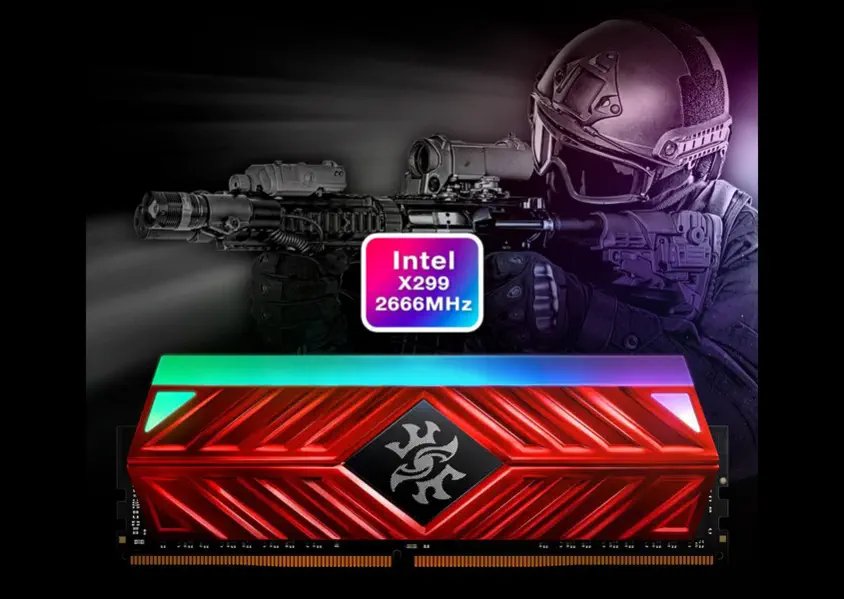 XPG Spectrix D41 TUF Gaming Edition 8GB DDR4 3200MHz Gaming Ram