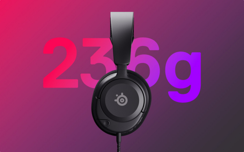 SteelSeries Arctis Nova 1 Black Kablolu Gaming Kulaklık