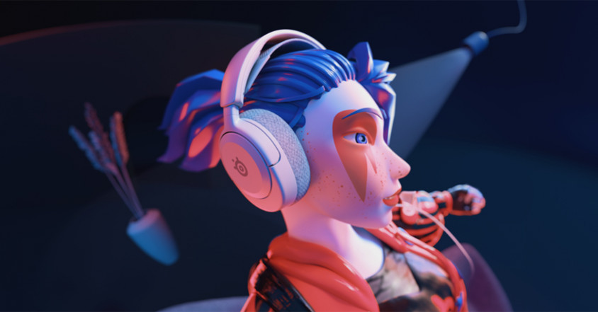 SteelSeries Arctis Nova 1 White Kablolu Gaming Kulaklık