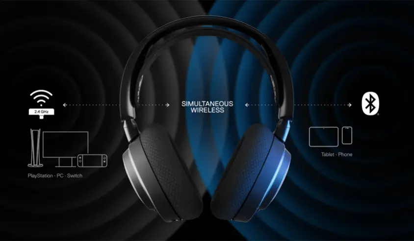 SteelSeries Arctis Nova 7 Wireless Siyah Kablosuz Gaming Kulaklık