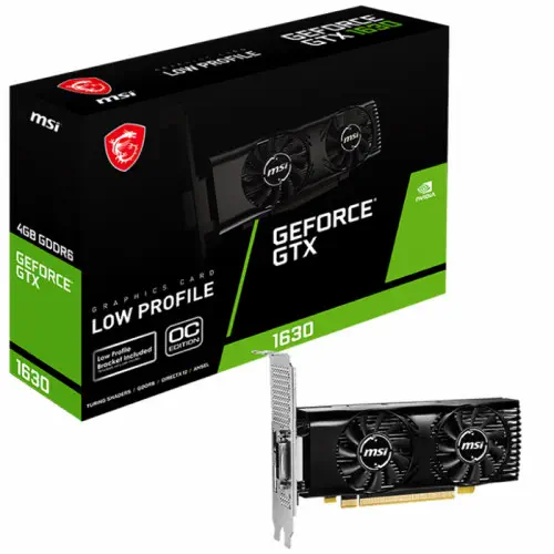 MSI GeForce GTX 1630 4GT LP OC Gaming Ekran Kartı