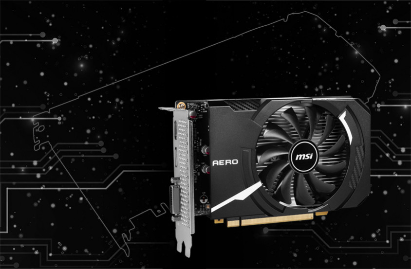 MSI GeForce GTX 1630 AERO ITX 4G OC Gaming Ekran Kartı