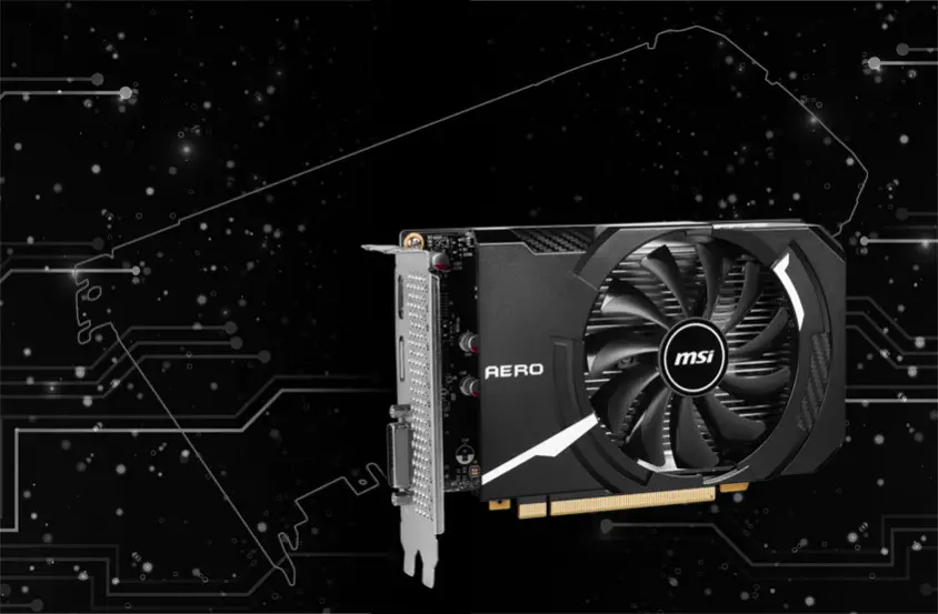 MSI GeForce GTX 1630 AERO ITX 4G OC Gaming Ekran Kartı