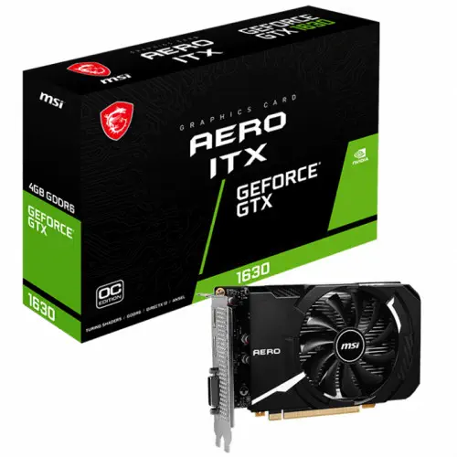 MSI GeForce GTX 1630 AERO ITX 4G OC Gaming Ekran Kartı