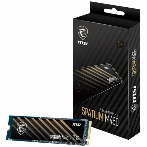 MSI Spatium M450 1TB PCIe NVMe M.2 SSD Disk