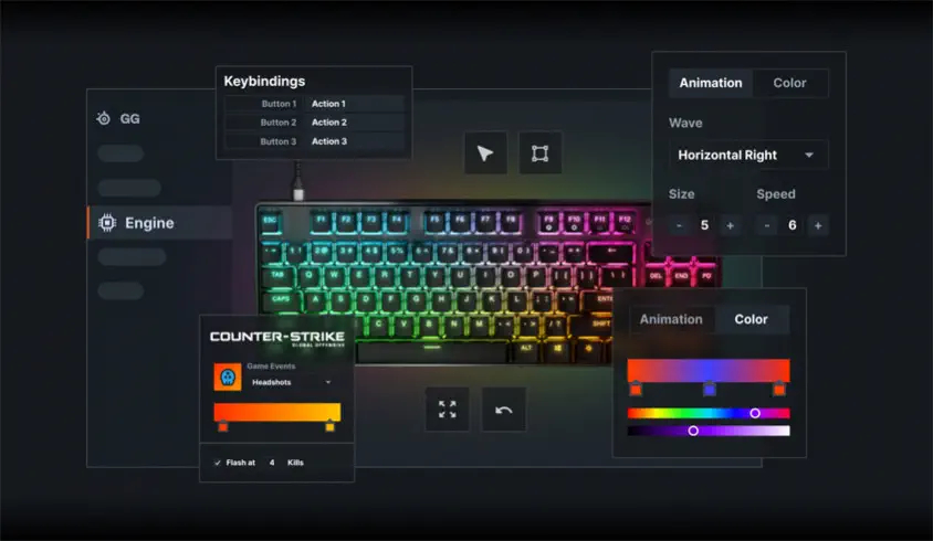 SteelSeries Apex 9 TKL Kablolu Gaming Klavye