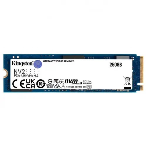 Kingston NV2 SNV2S/250G 250GB PCIe NVMe M.2 SSD Disk