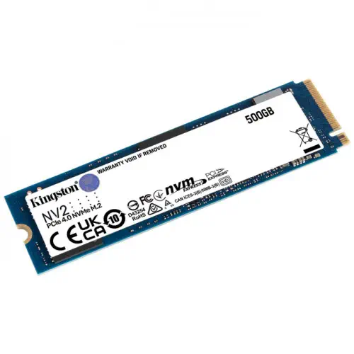 Kingston NV2 SNV2S/500G 500GB PCIe Gen4 NVMe M.2 SSD Disk