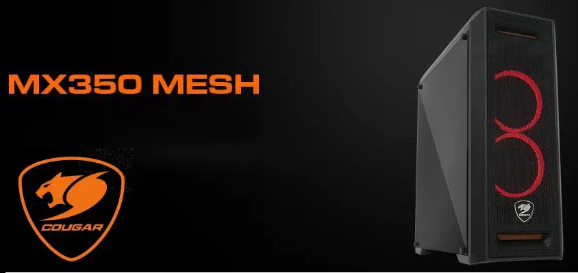 Cougar MX350 Mesh CGR-5NM2B-MESHC 700W Mid-Tower Gaming Kasa