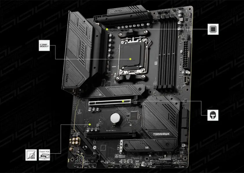 MSI MAG B650 TOMAHAWK WIFI Gaming Anakart